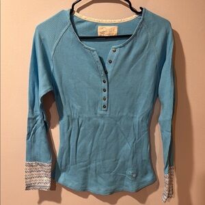 Women's DSG Blue Long Sleeve Top